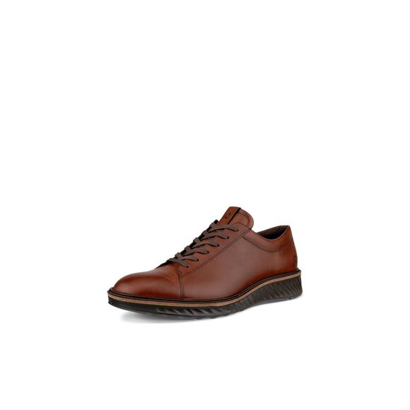 NWT ECCO Men’s ST.1 Hybrid Dress Sneaker Cognac Leather Size 8–8.5